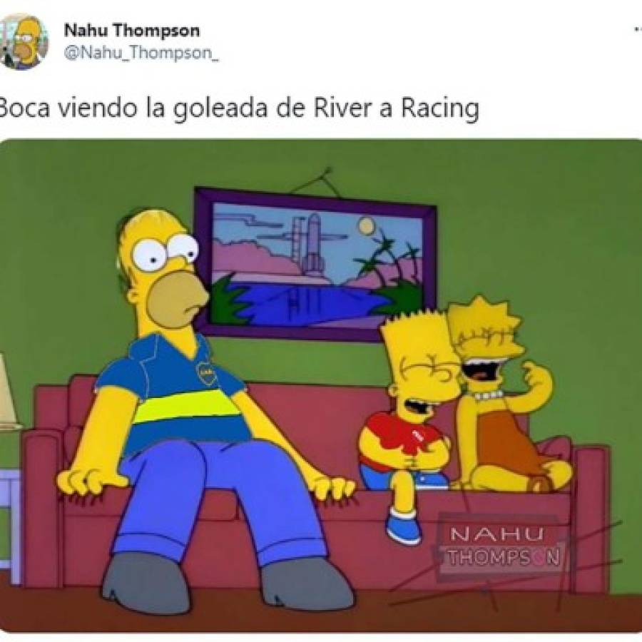 Memes: Boca Juniors no se salva de las burlas tras la paliza de River Plate a Racing en la Supercopa Argentina