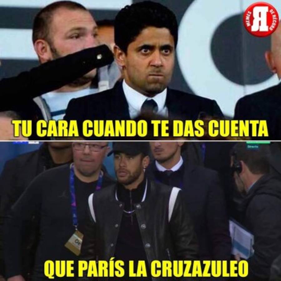 Los memes 'trituran' a Neymar y al PSG tras ser eliminados de la Champions por el United