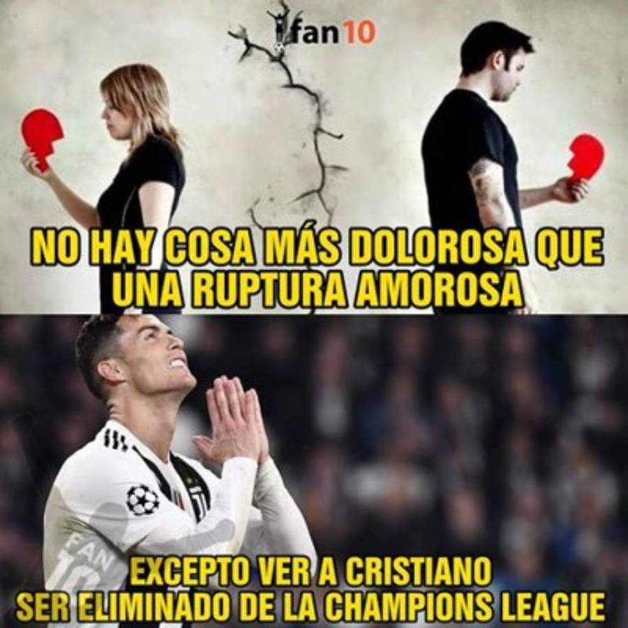 Los otros memes que no has visto y que 'trituran' a Cristiano Ronaldo por la eliminación en Champions