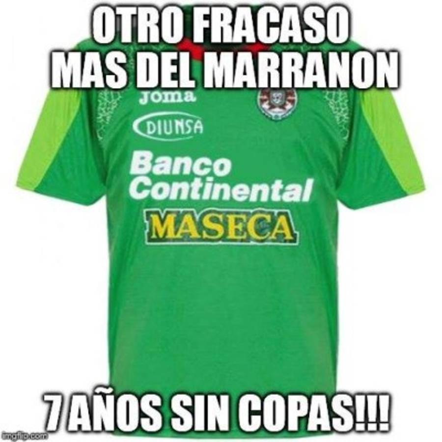 Crueles memes contra Marathón por su eliminación ante Real España