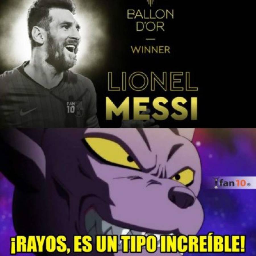 Messi gana su sexto Balón de Oro y los memes se burlan de Cristiano Ronaldo