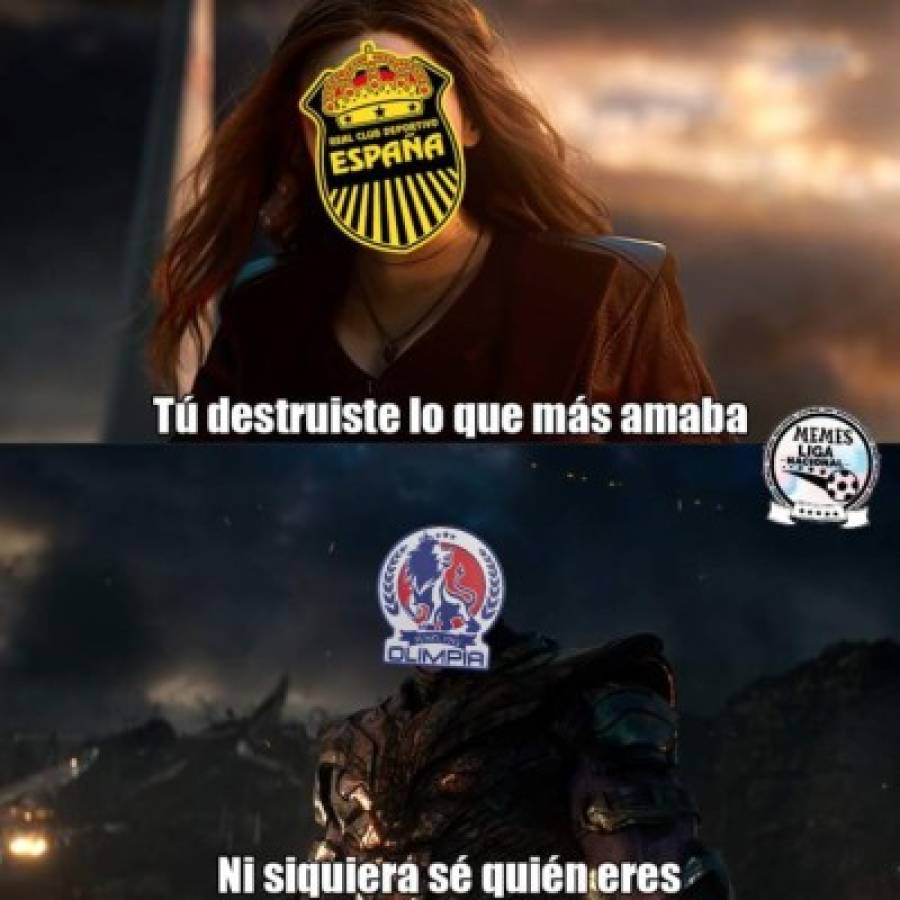 Los memes destrozan al Motagua tras caer en el clásico ante Olimpia en Comayagua