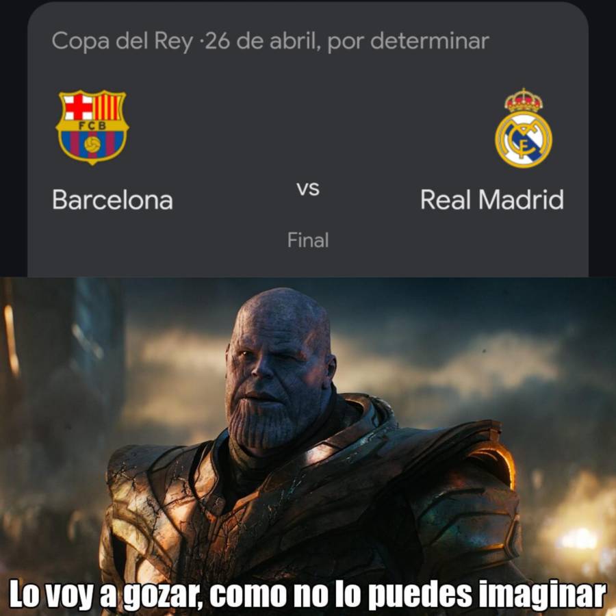 Barcelona jugará la final de Copa contra Real Madrid y explotaron los memes: ¡tiemblan los blancos!