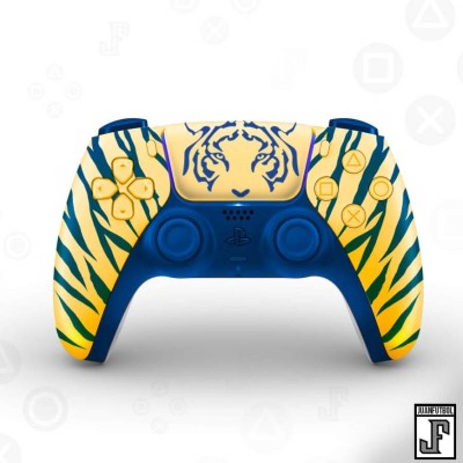 Así se verían los controles de PlayStation 5 con los escudos de los clubes de Honduras y México
