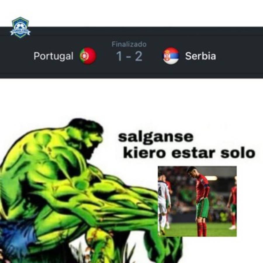 Serbia mandó a Portugal al repechaje y los memes destrozan a Cristiano Ronaldo