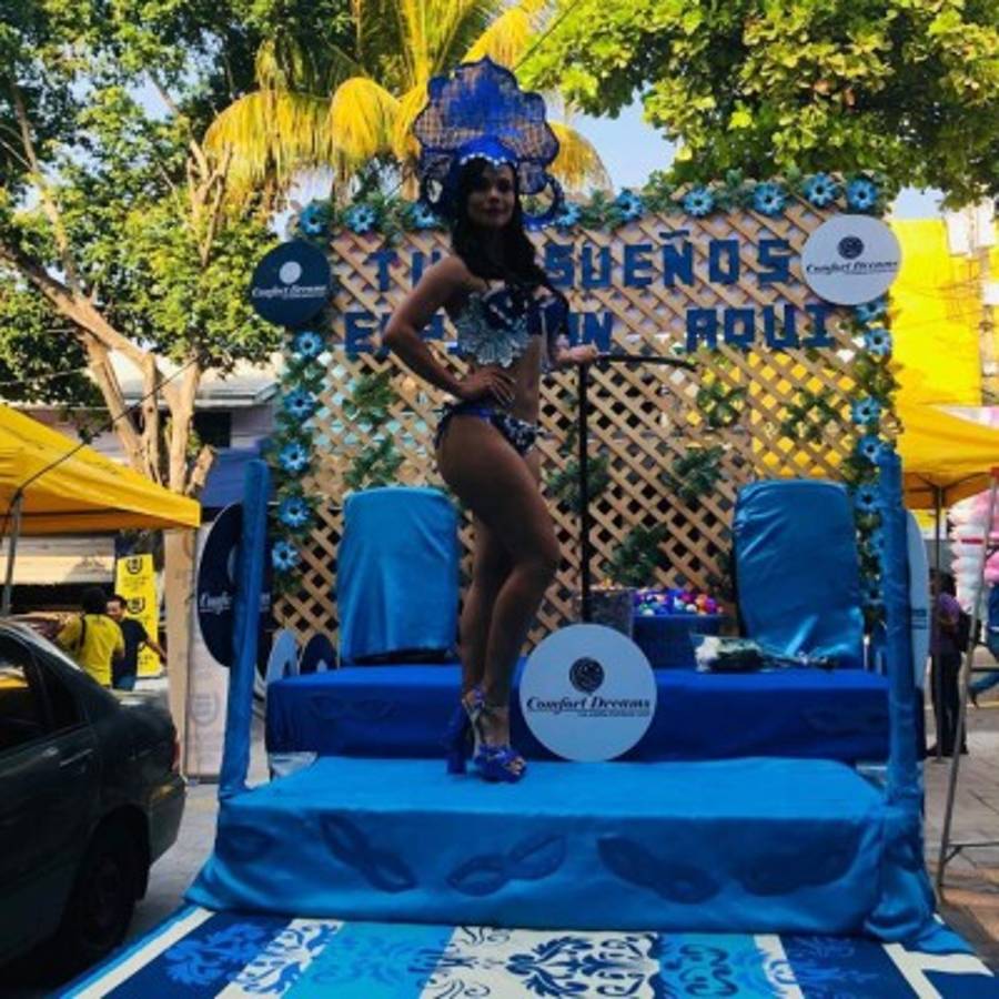 Laura Bariatti, la exfisioterapeuta del Suchitepéquez que deslumbró en carnaval en Guatemala