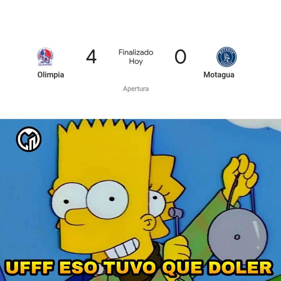 ¡Para reír! Los memes despedazan a Motagua por la paliza que sufrió ante Olimpia en el Morazán