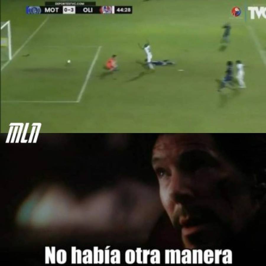 Los memes destrozan a Diego Vázquez y a Motagua tras perder la final de ida ante Olimpia