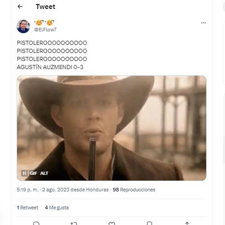 Auzmendi enloquece las redes: Así hablaron periodistas y aficionados del hattrick del atacante de Motagua