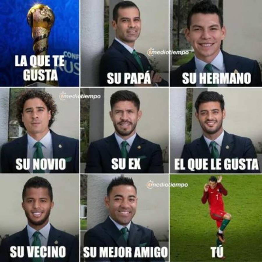 Cristiano Ronaldo y Chicharito protagonizan los memes del Portugal-México