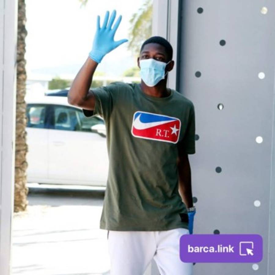 Con dos novedades, carros desinfectados y Vidal sorprende: Así fue el entrenamiento del Barcelona