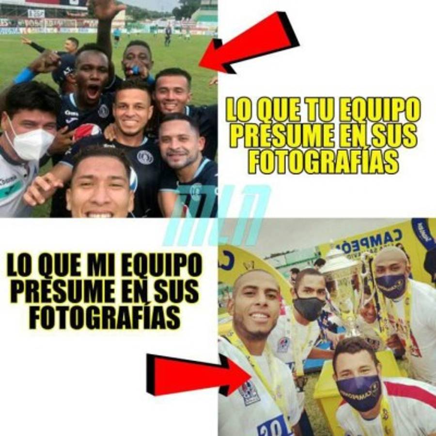 Los otros memes que dejó el título de Olimpia donde destrozan a Marathón y a Motagua