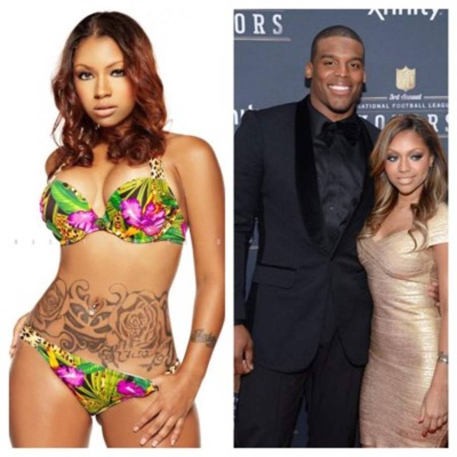 La bella novia de Cam Newton tuvo un bebé