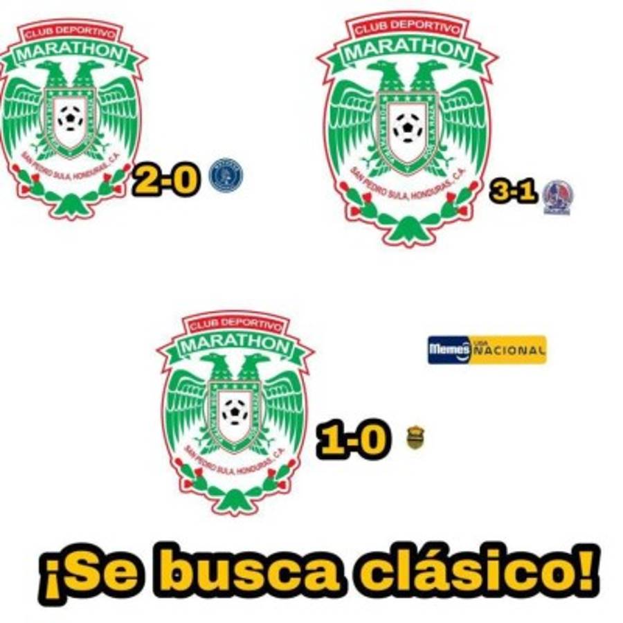 El Clásico sampedrano terminó con polémica y los memes no perdonan a Real España tras caer ante Marathón