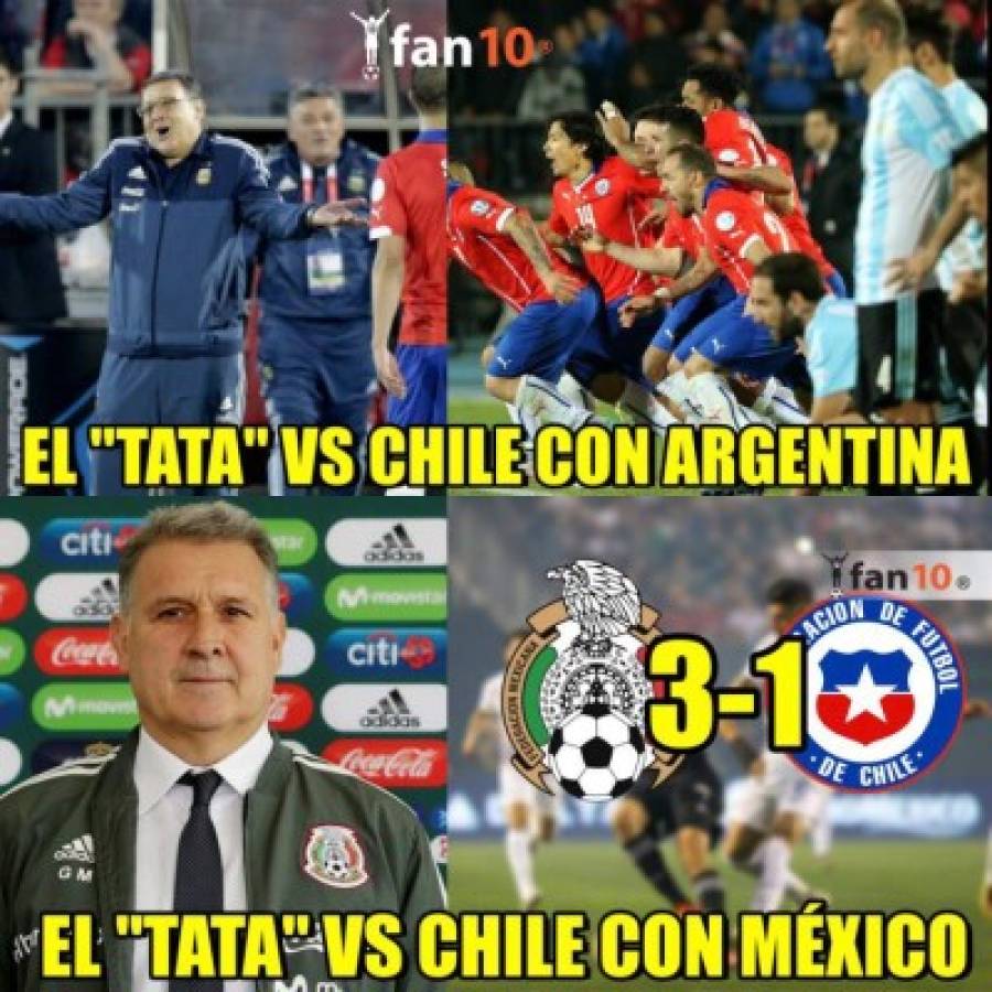 México se venga de Chile y llueven los memes... ¿qué pasó Chicharito?