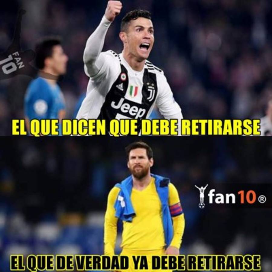 Los crueles memes contra Messi tras el empate del Barcelona ante el Napoli en la Champions