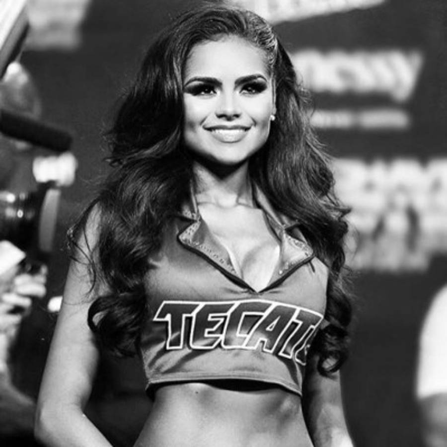 Las hermosas chicas del ring en la pelea Canelo-Golovkin