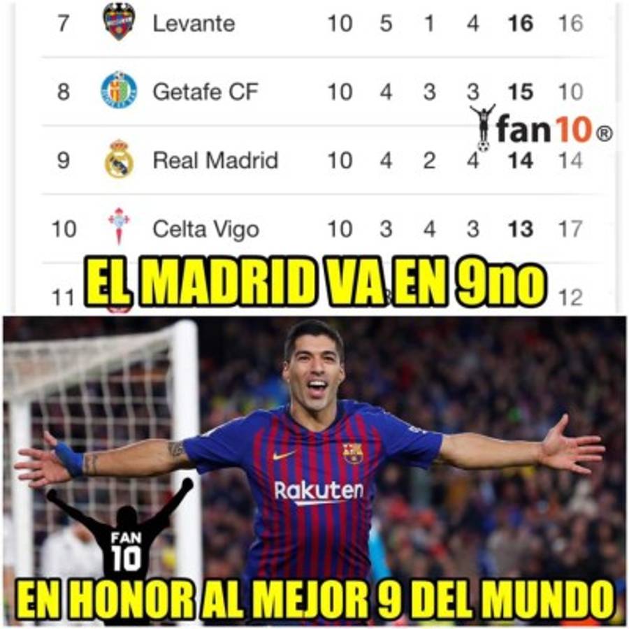 ¡Siguen las burlas! Surgen divertidos memes en contra del Real Madrid
