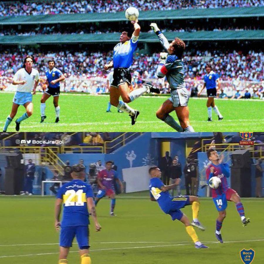 NO SE VIO EN TV: El enfado de Dani Alves en su debut, la imagen de Coutinho que recordó a Maradona y el festejo de Boca Juniors