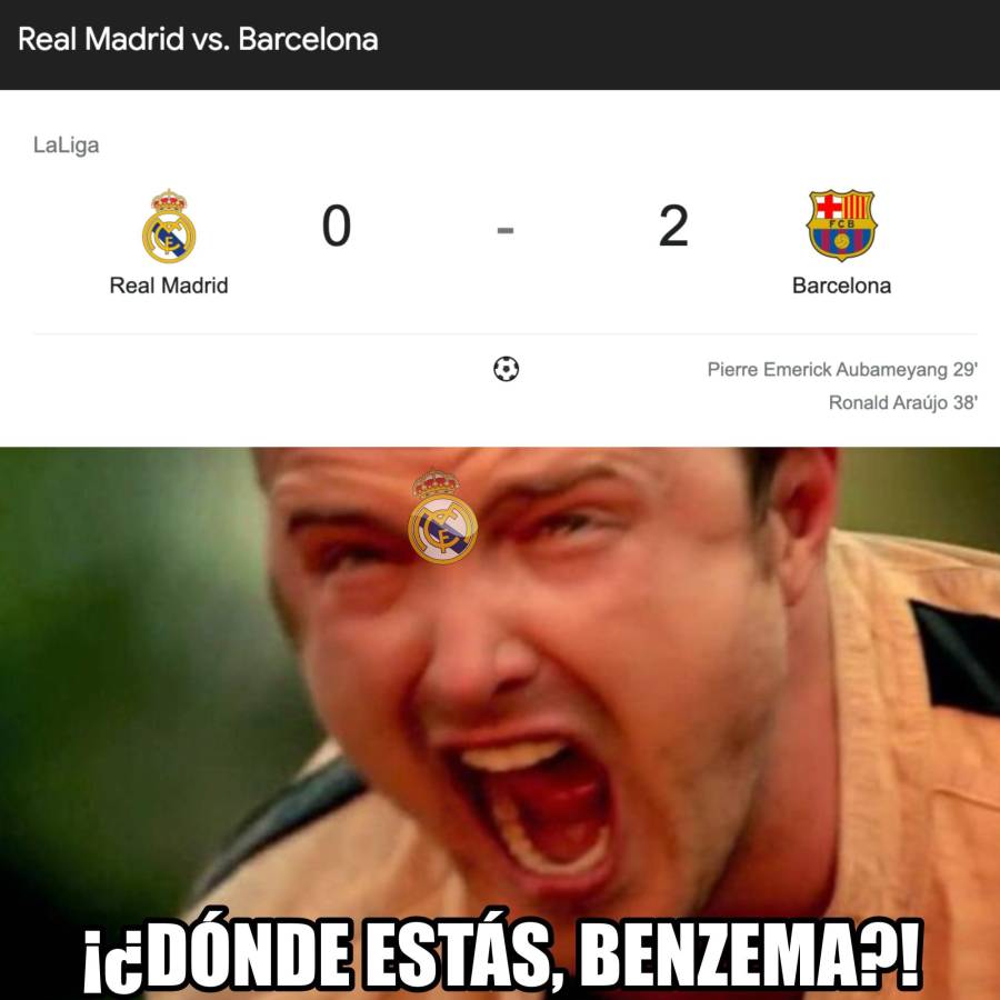 ¡El Barcelona de Xavi recetó paliza en el Clásico y los memes destrozaron al Real Madrid!