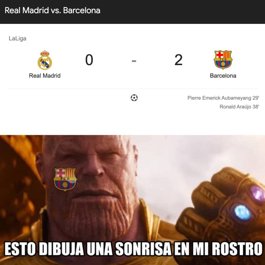 ¡El Barcelona de Xavi recetó paliza en el Clásico y los memes destrozaron al Real Madrid!