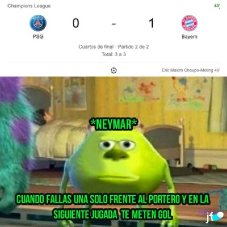 PSG eliminó al Bayern Múnich: los memes vuelan las redes tras la brutal eliminatoria en Champions