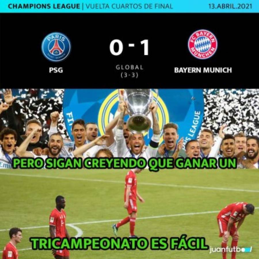 PSG eliminó al Bayern Múnich: los memes vuelan las redes tras la brutal eliminatoria en Champions