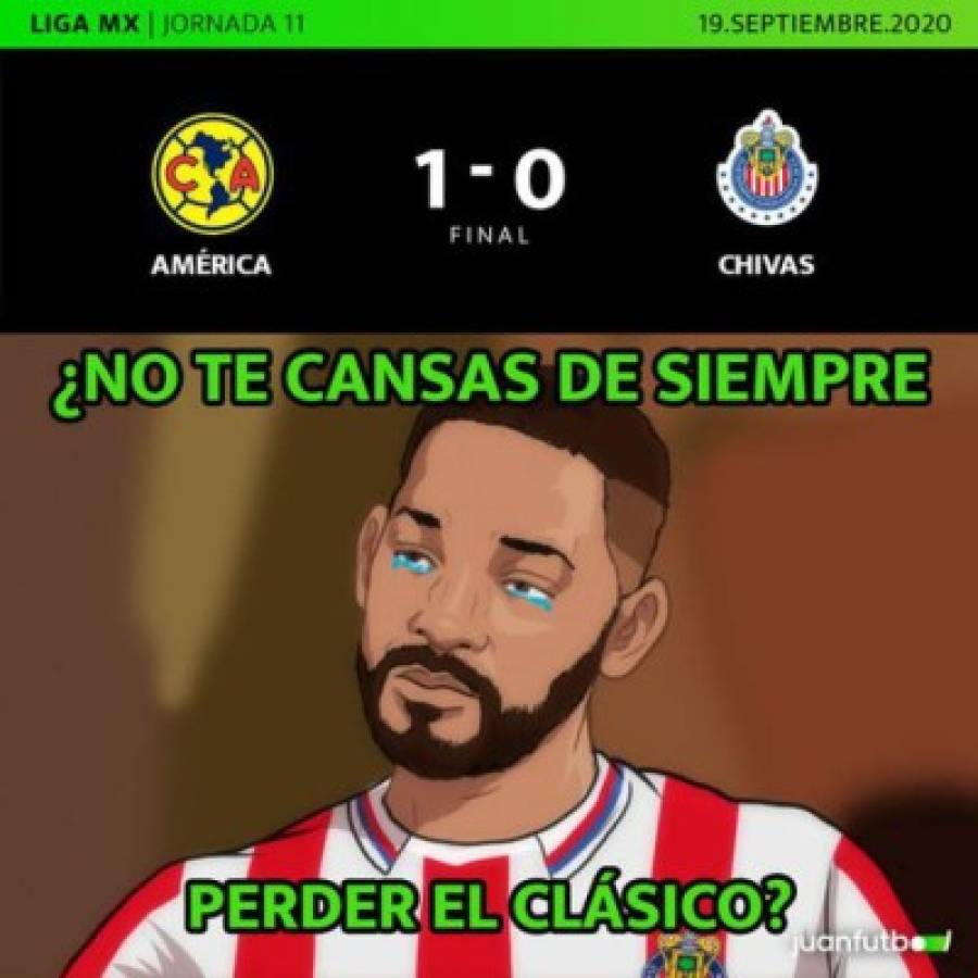 Liga MX: Los memes destrozan a Chofis López, al 'pollo' Briseño y Chivas tras la derrota ante América   