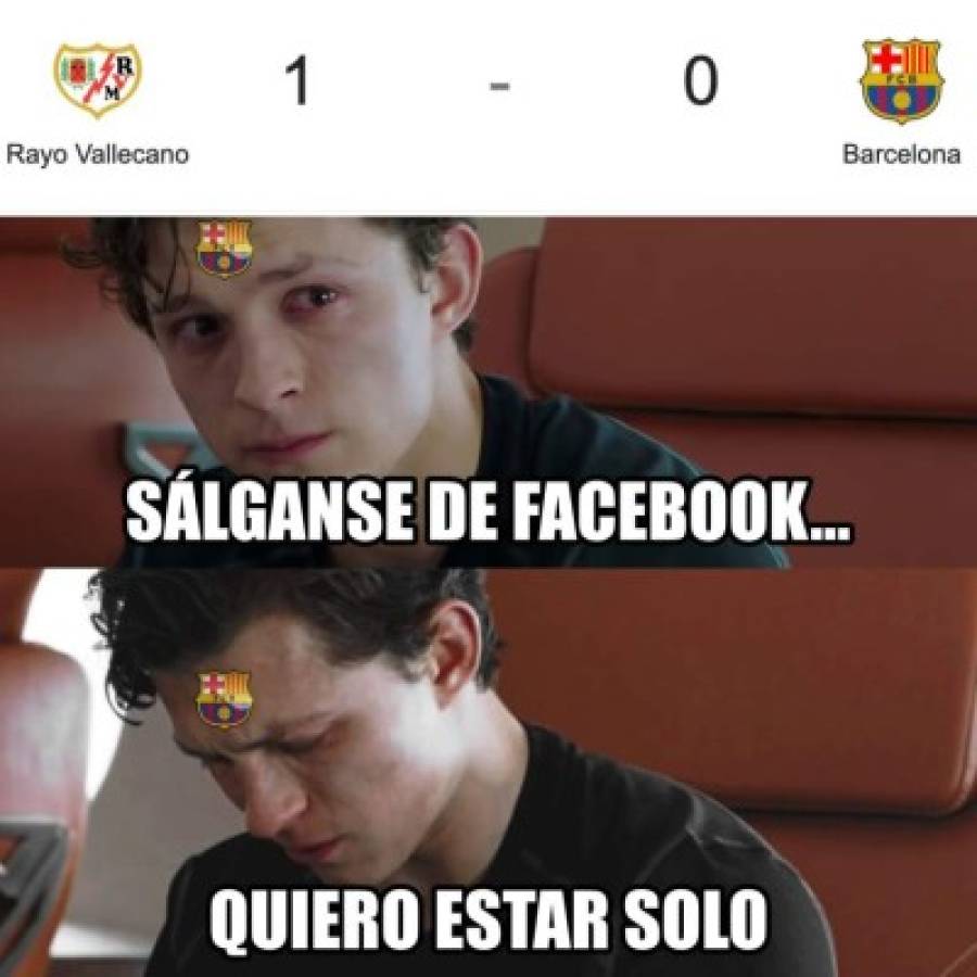 Barcelona pierde ante el Rayo Vallecano y los memes revientan a Depay, Piqué y Koeman