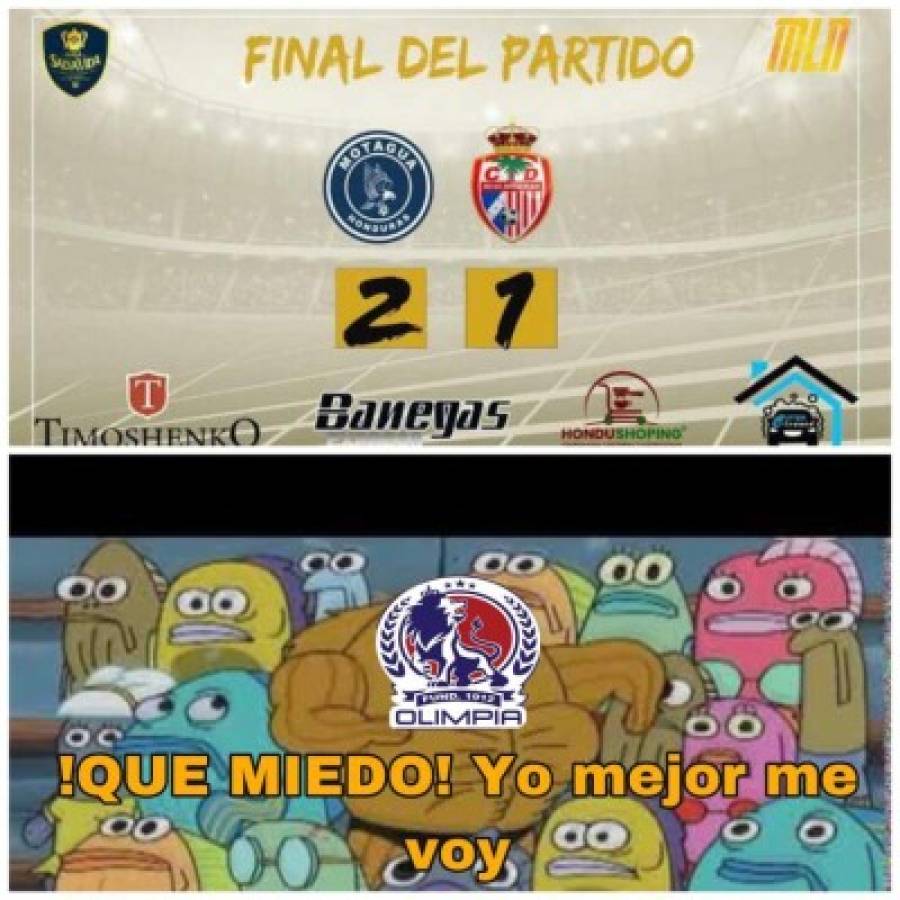 ¡Para reír! Los crueles memes que calientan el clásico Olimpia-Motagua en el Apertura 2020