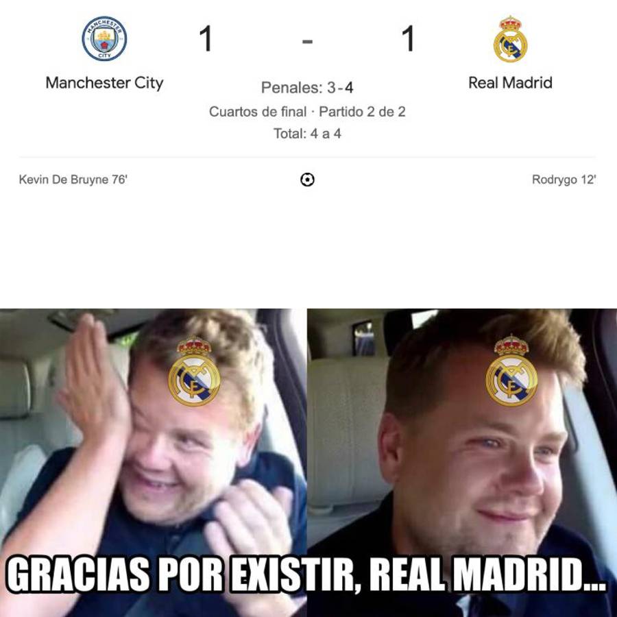 ¡Estallaron los memes! Las burlas contra el City y Barcelona por el triunfo del Real Madrid en Champions