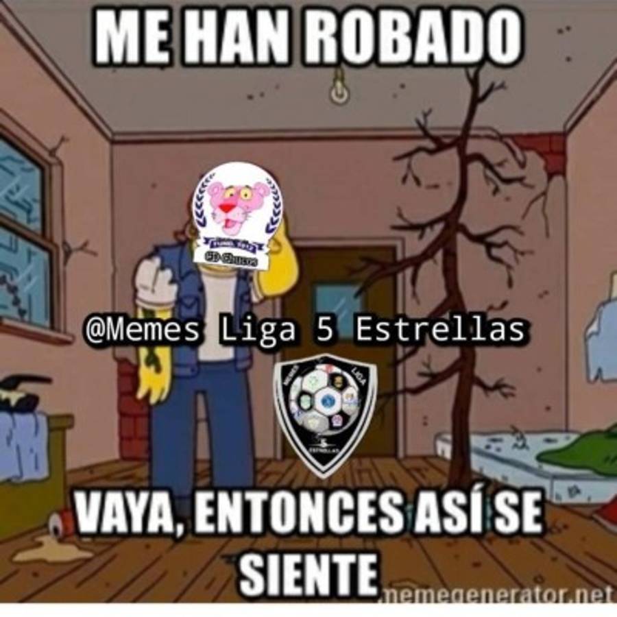 Memes: 'Trituran' al Motagua por dejar escapar el gane en el clásico ante Olimpia