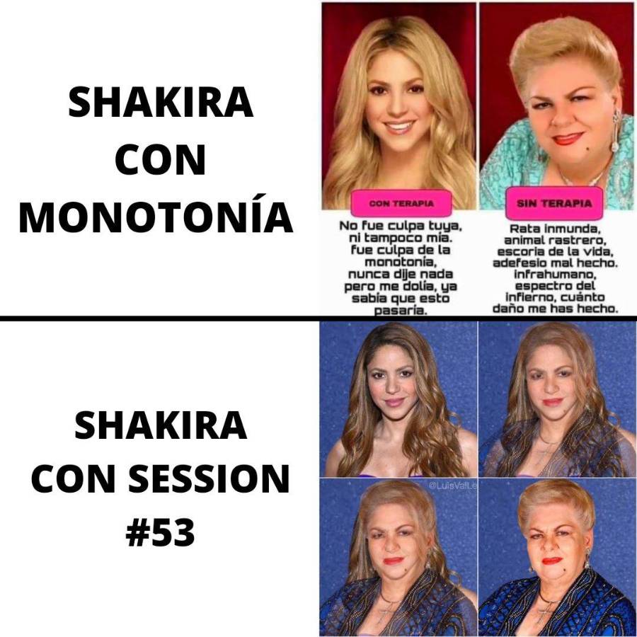 Memes destrozan a Piqué tras la nueva canción de Shakira: hasta se meten con sus hijos