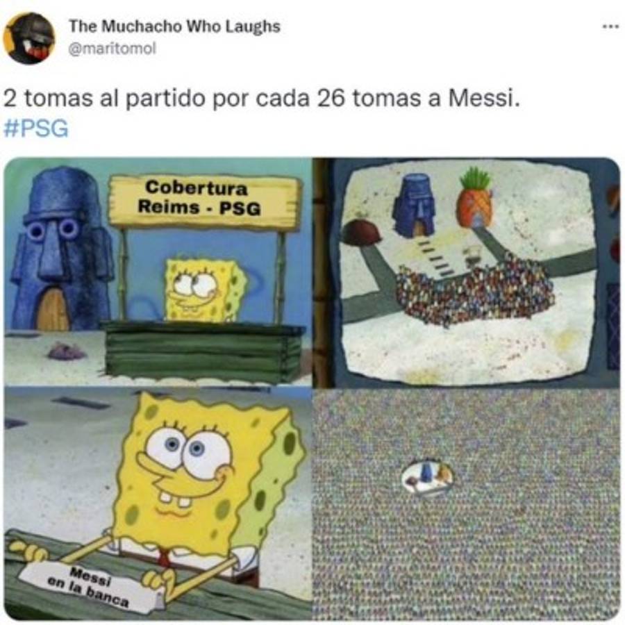 Messi hizo su debut con el PSG y los memes lo destrozan por haber sido suplente en Francia
