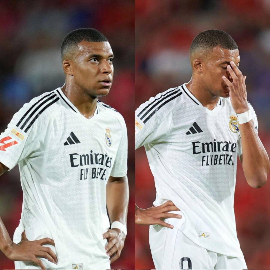 Las imágenes de Mbappé en su debut en la Liga de España, caras largas en Real Madrid tras empate y polémica con Vinicius