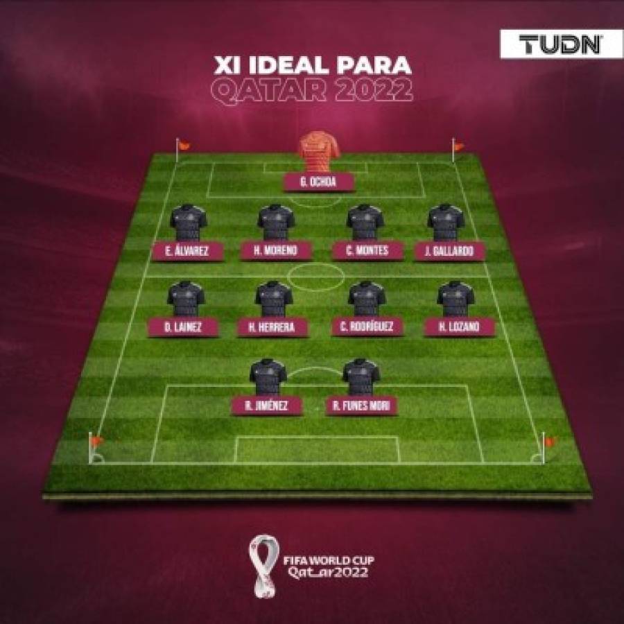 Con un naturalizado y ausencias destacadas: El 11 ideal de México rumbo a Qatar 2022