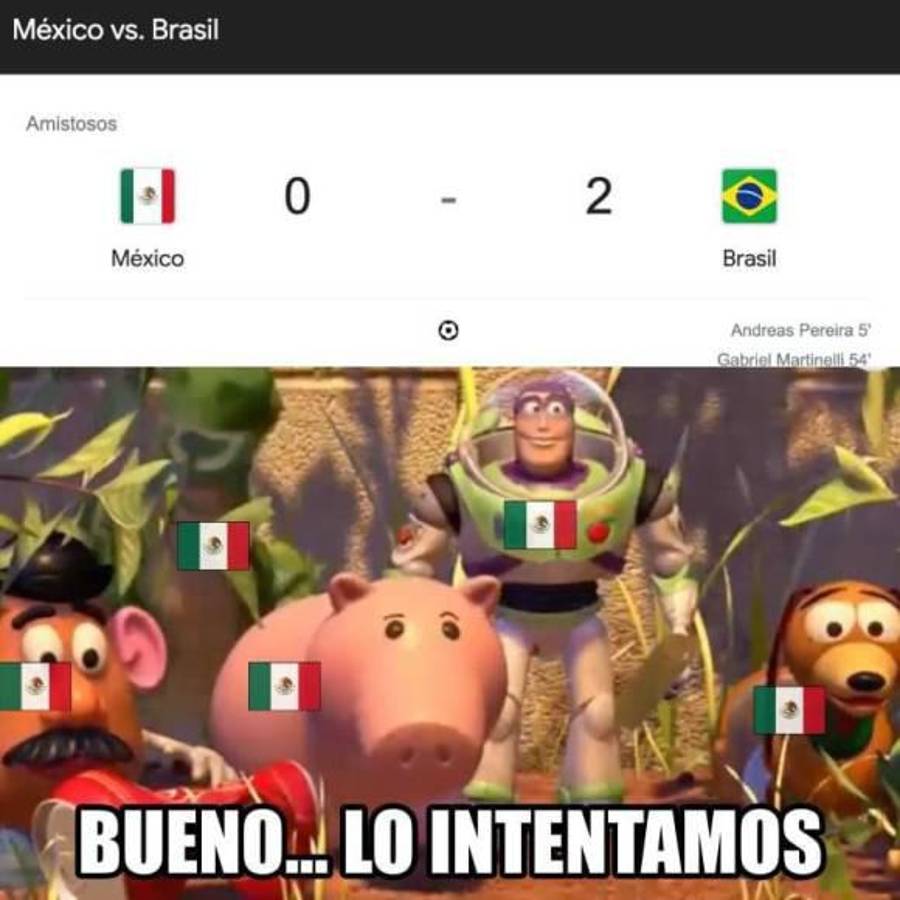 México es destruido con memes luego de perder contra Brasil en el último minuto en partido amistoso rumbo a Copa América