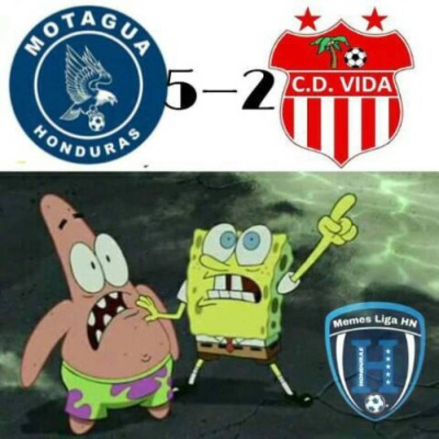 Memes: Motagua celebra la goleada ante el Vida y llegan las burlas en las redes sociales