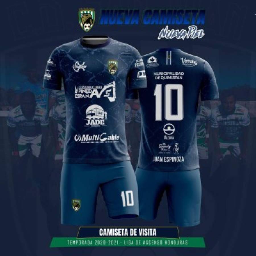 ¿Cuál te gusta más? Las camisas que vestirán los clubes del Ascenso de Honduras en el Clausura