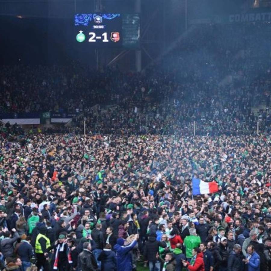 Brutal celebración de un club de Francia que regresa a una final de Copa 38 años después