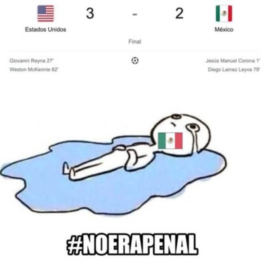 ¡Regresó el 'no era penal'! Los jocosos memes que humillan a México por perder la final de la Liga de Naciones