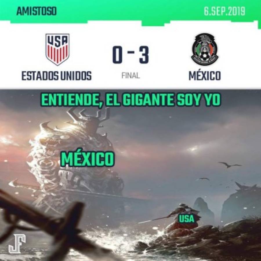 México y los memes destrozan a Estados Unidos tras la goleada en el MetLife Stadium