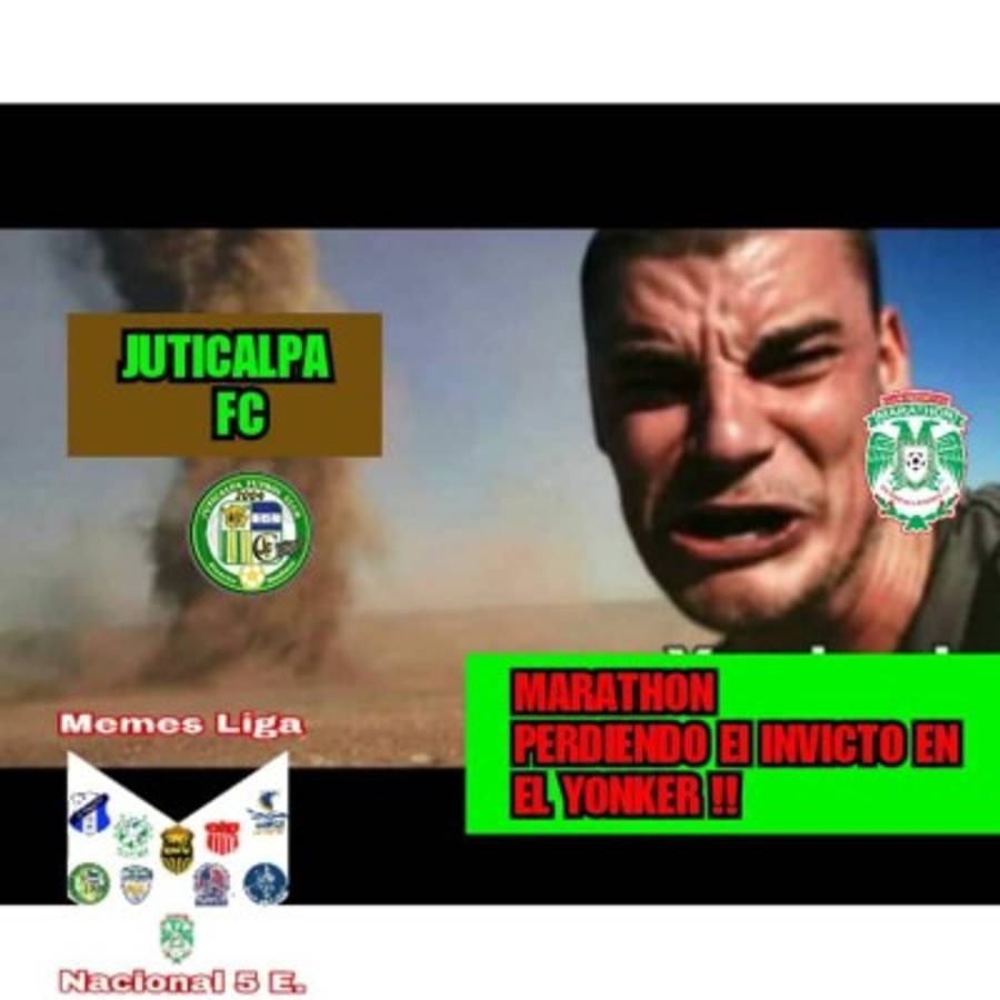 Los memes de la jornada 13 de la Liga Nacional donde destrozan a Marathón