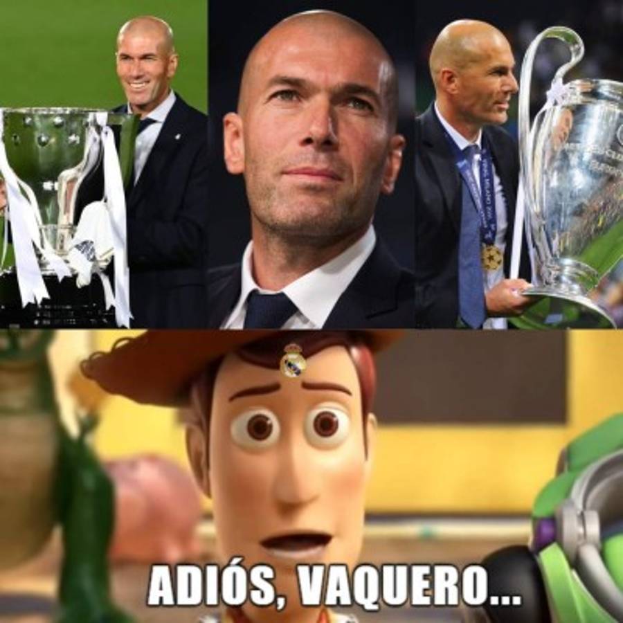 Los memes hacen pedazos al Real Madrid por la segunda marcha de Zidane ¡Ya hay sustituto!