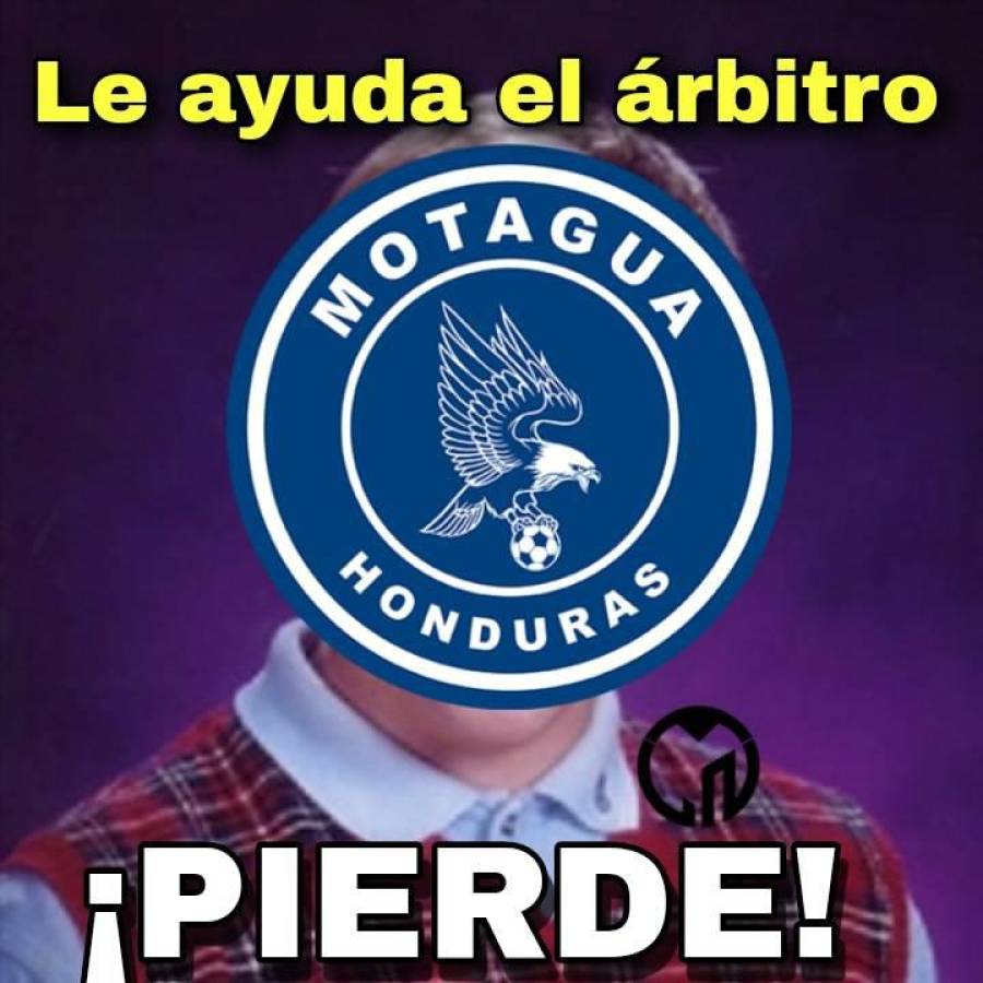 Los memes no perdonan al Motagua tras perder el invicto ante Real España en el estadio Nacional