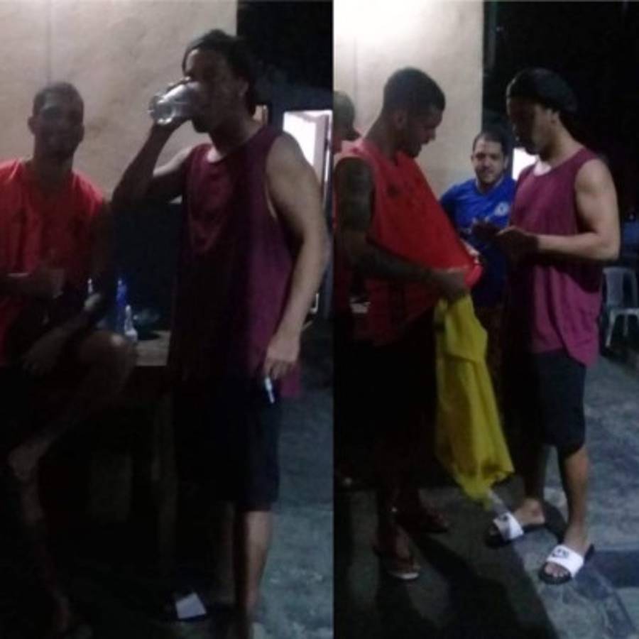 Ronaldinho: Visita inesperada, primer partido en la prisión el 'Cuadrilátero' y queda campeón