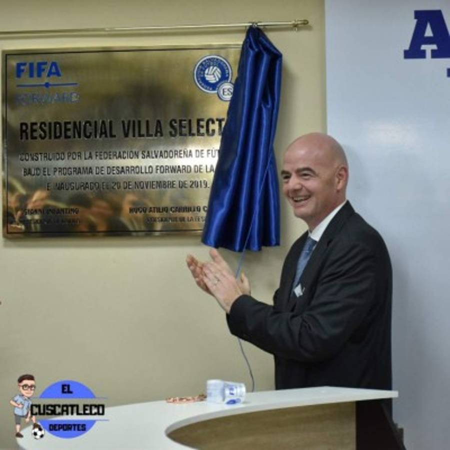¡Bonito y moderno! Gianni Infantino inaugura el hotel de las selecciones de El Salvador