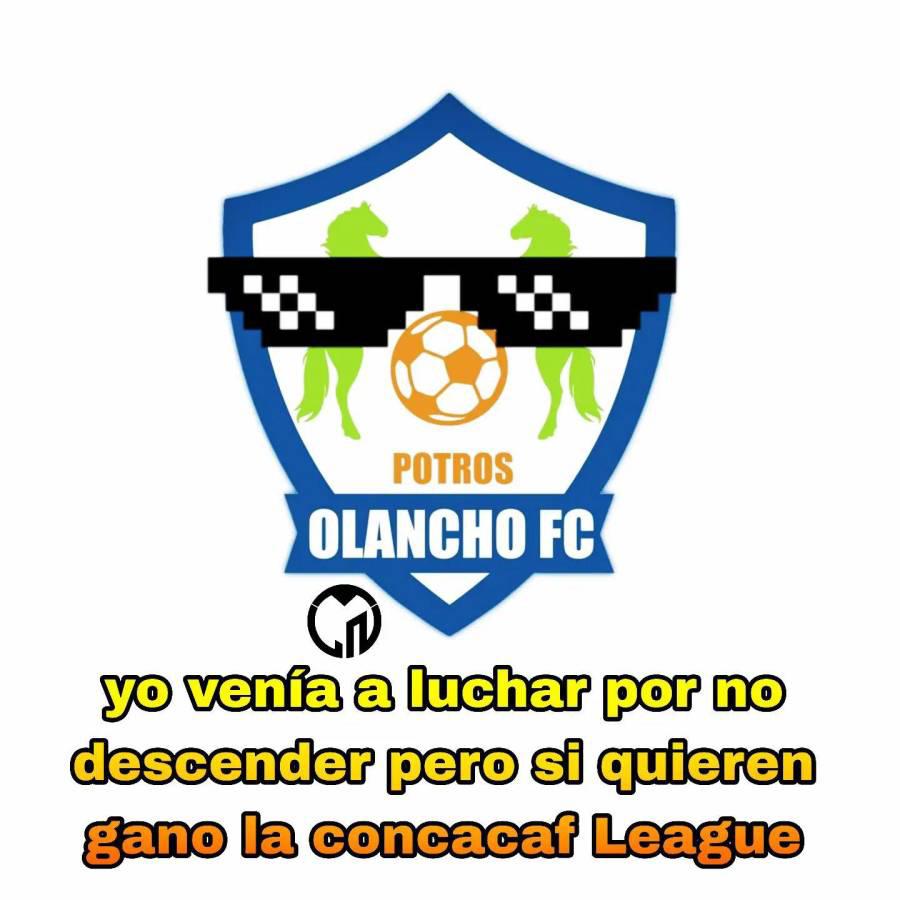 Los divertidos memes que dejó la gran final de ida entre los Potros de Olancho y Olimpia; nadie se salva