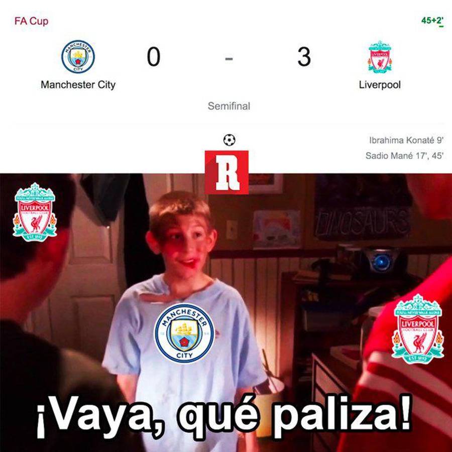 Los memes destruyen a Pep Guardiola y al Manchester City tras caer ante el Liverpool en semifinales de la FA Cup
