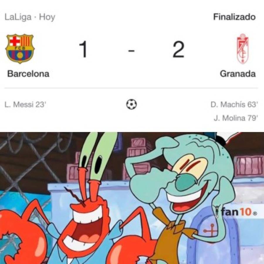 Los memes despedazan al Barcelona tras perder ante el Granada y dejar ir el liderato